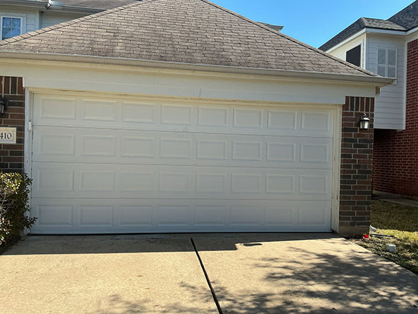 Garage door installation